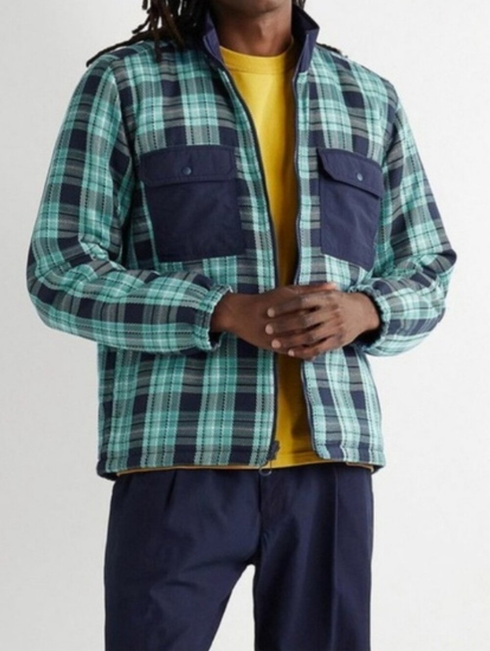 Outerknown Blanked Evolution Reversible Checked Jacket Size Medium.